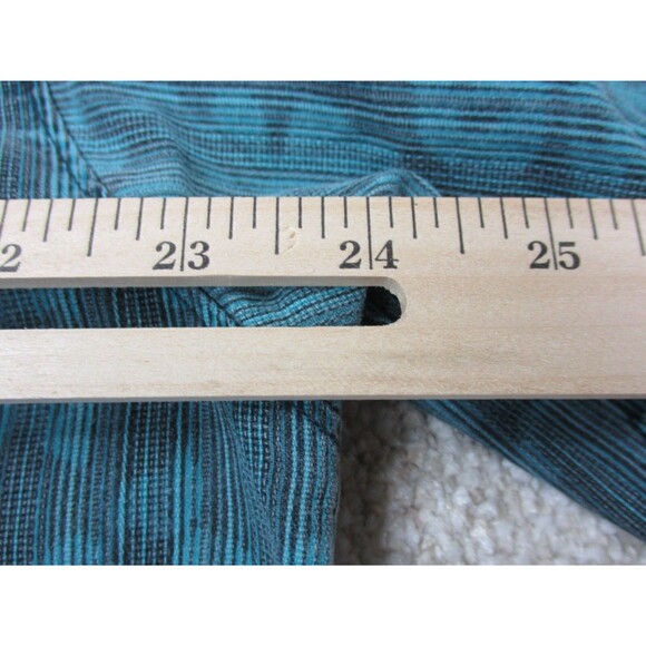 Columbia Shirt Men Large Blue Floral All Over Print Hawaiian Cotton Button Up - Picture 9 of 11